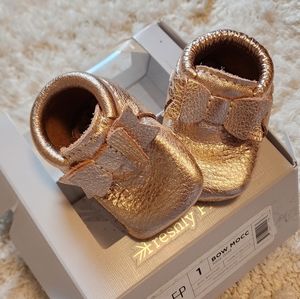 Freshly Picked Rose Gold Bow Mocc